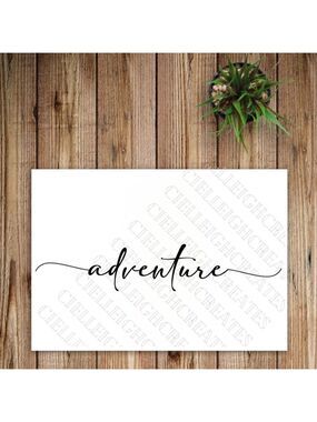 *2 for $20* Adventure vinyl decal Sticker